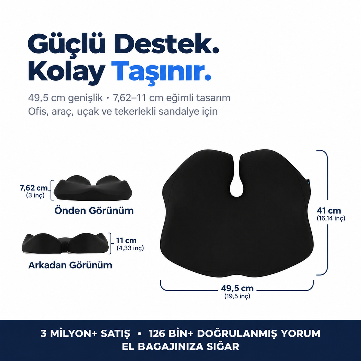 OTURIVA™ Ergonomik Oturma Minderi