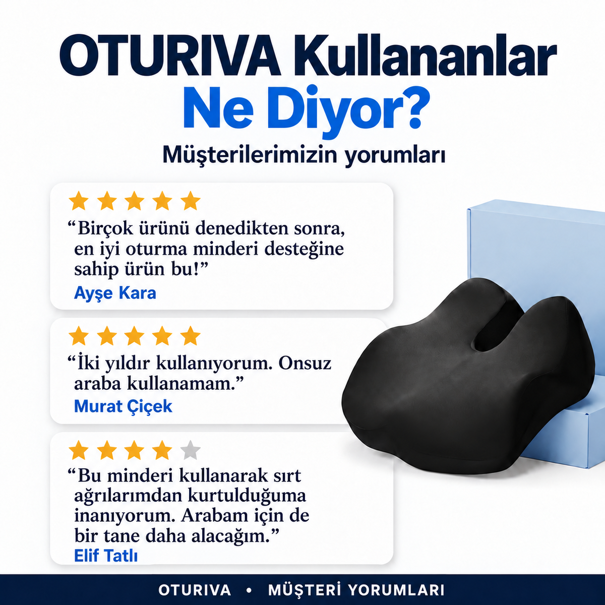 OTURIVA™ Ergonomik Oturma Minderi